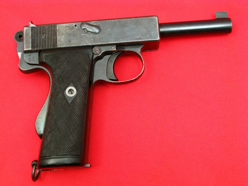 Webley & Scott Model 1913 Self-loading Pistol .455 Mk 1 N Wwi British 