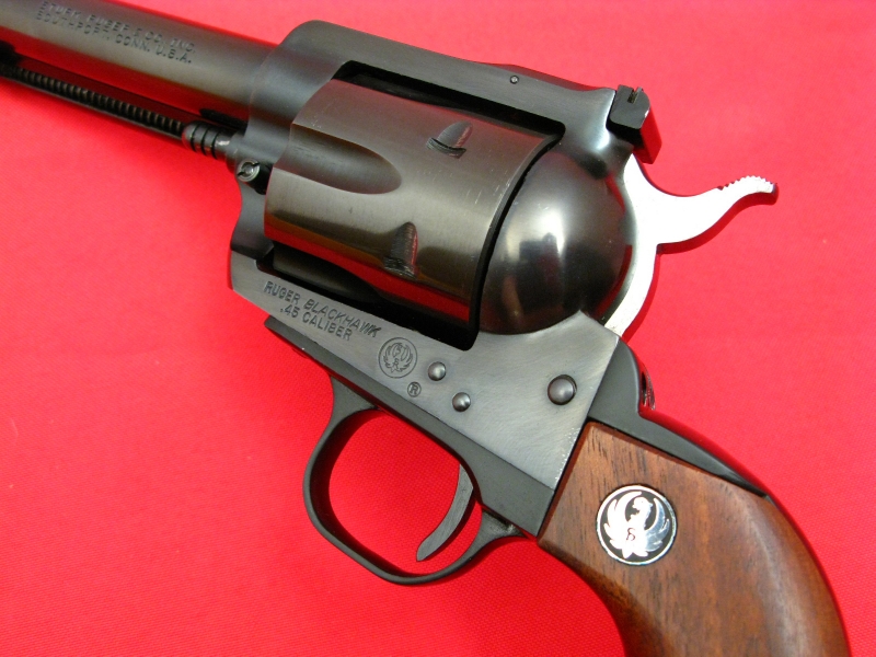 Ruger Blackhawk .45 Colt/Acp Convertible...Old Model 3-Screw, Mfd 1971 ...