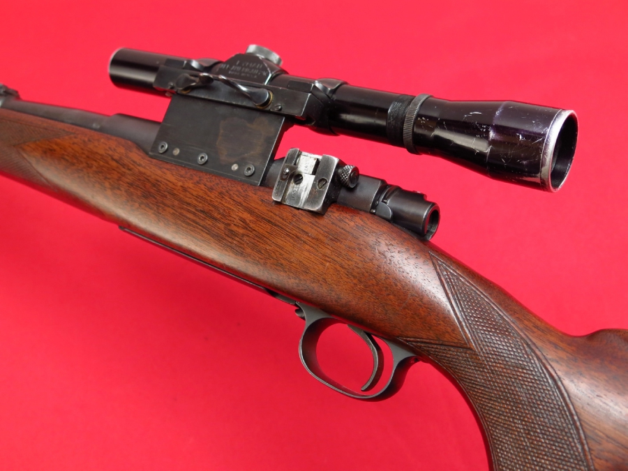 Winchester Pre64 Model 70 .300 H&H W/ Griffin & Howe Mount, Lyman