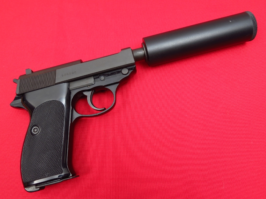 Walther P4 9mm W Threaded Barrel And Silencernon Import For Sale At