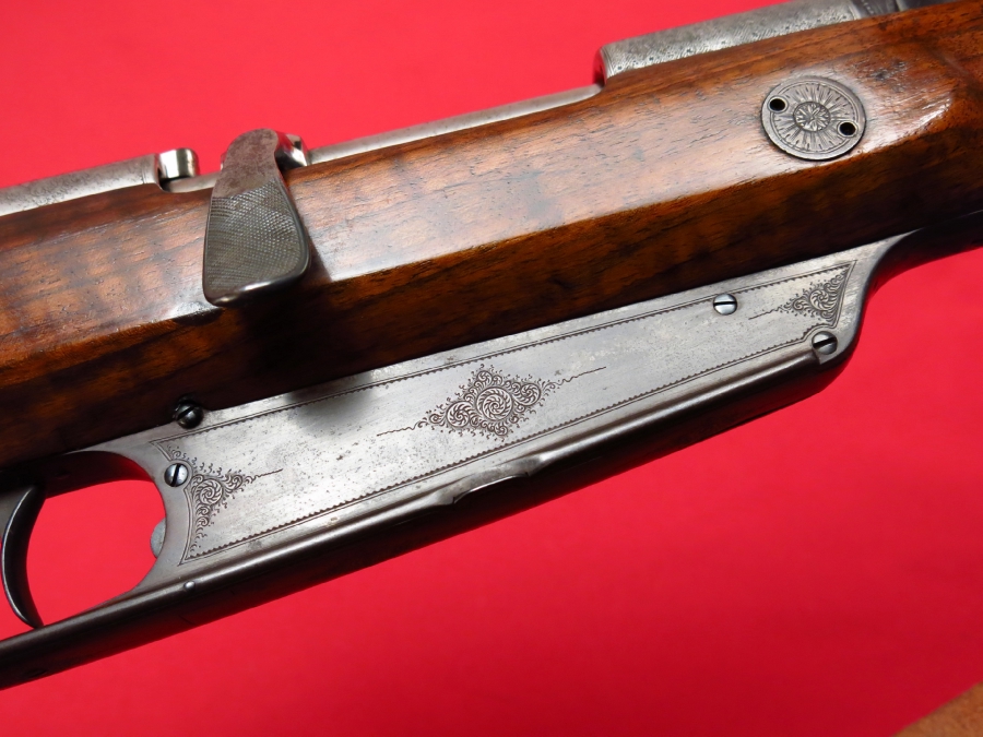 L. Wesp German Gew.88 Sporter Oct. Bbl, DblSet Trigger, Engraved...C&R, No Res For Sale at