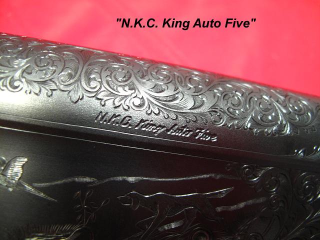 Nkc - King Auto Five Highly Engraved 12-Gauge Automatic... Gun - Picture 9