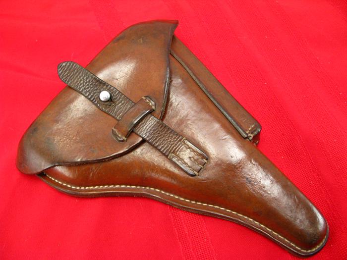 Wwii German Luger Holster 1942 Dated Nazi Police Holster...Excellent ...