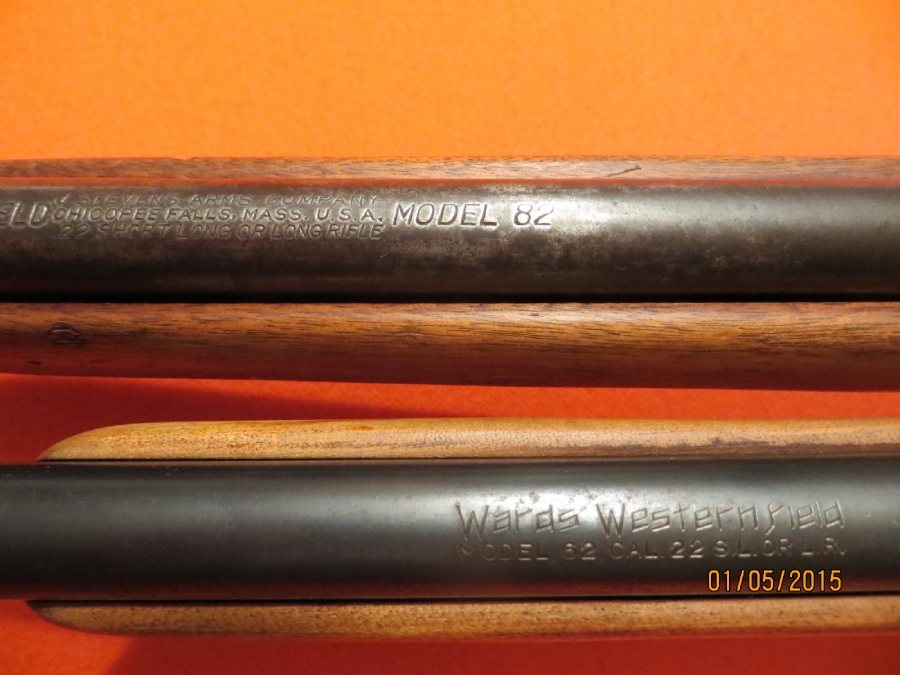 Springfield Stevens Wards 2 Model 82 Single Shot Rifles C&R Western ...