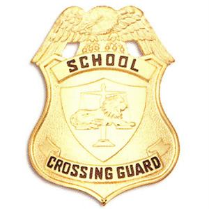 Blackington school crossing guard badge