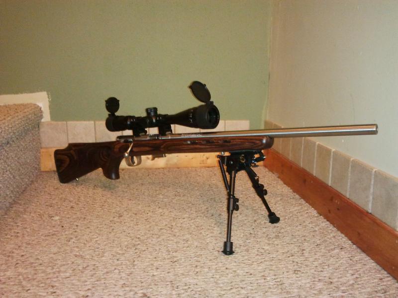 Savage Model 93r17 Btvs 17hmr + Scope 4x16x40 And Bipod For Sale at ...