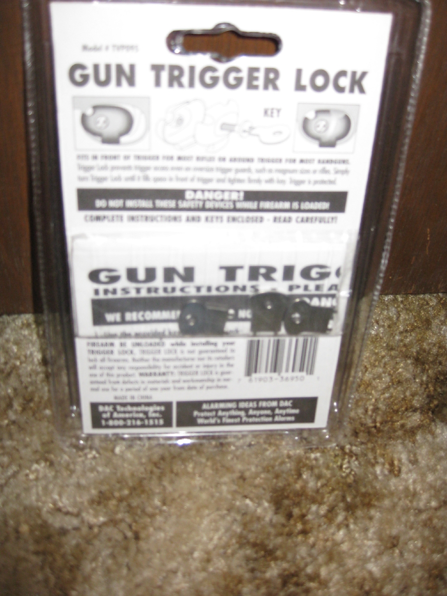 1 Pkg Of 3 Gun Trigger Locks For Sale at 13025982