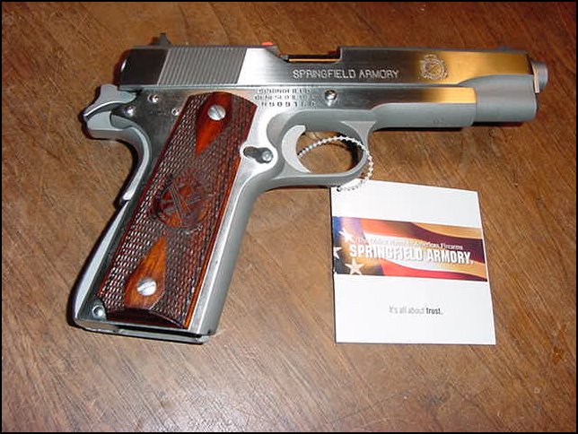 Springfield Armory Geneseo Il 1911 A1 Stainless Pb9151lp Mil Spec Nib 45 Acp For Sale At 3660