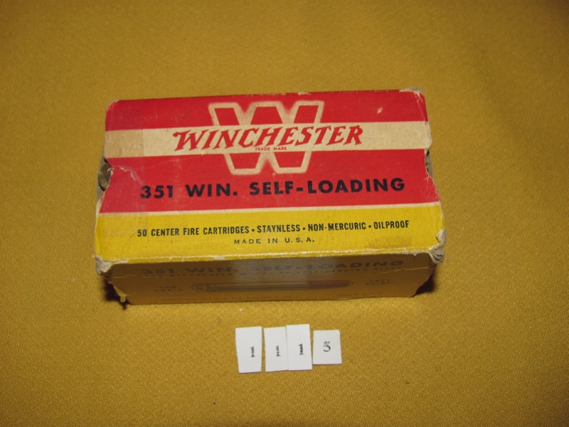 Winchester .351 Self Loader Ammo 40 Factory Rounds