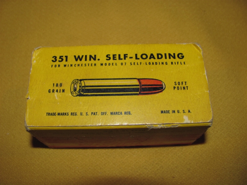 Winchester .351 Self Loader Ammo 40 Factory Rounds - Picture 2