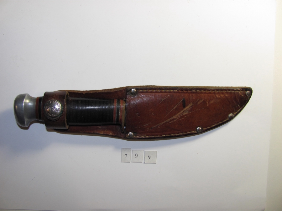 Marble`S Sheath Knife W/Original Leather See Pics For Sale at ...