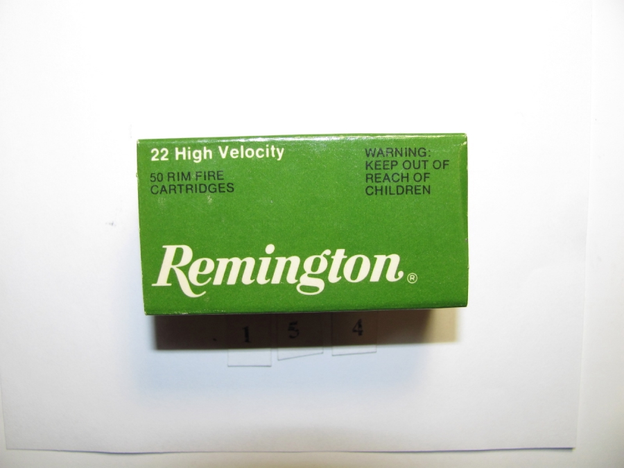 Remington 22 LR High Velocity Green/Yellow Pre-UPC