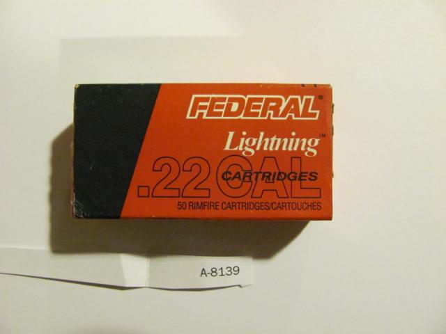 Federal Lightning 22 Long Rifle High Velocity Fine For Sale at   - 9843250