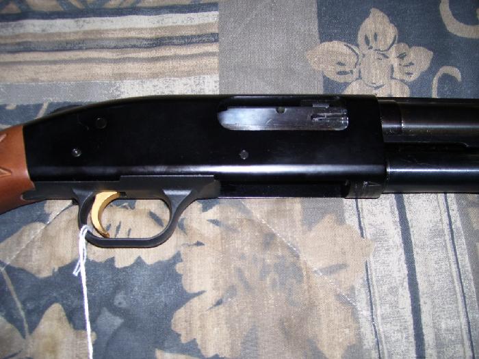 Mossberg 500a 12ga Ported Barrel Gold Trigger For Sale At Gunauction Com 8654081