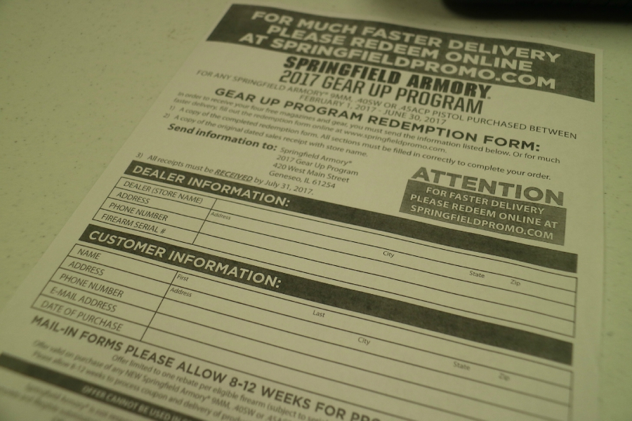 Springfield Armory Model Xds9 Free Magazines Coupon Included 9mm