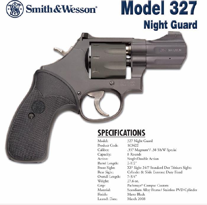 Smith And Wesson Model 327 Night Guard 357 Layawaytrades For Sale At