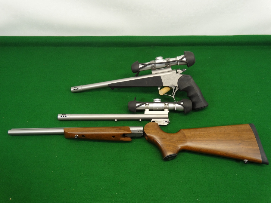 Thompson Center Arms T/C Contender Package 3 Barrels Must See For Sale ...