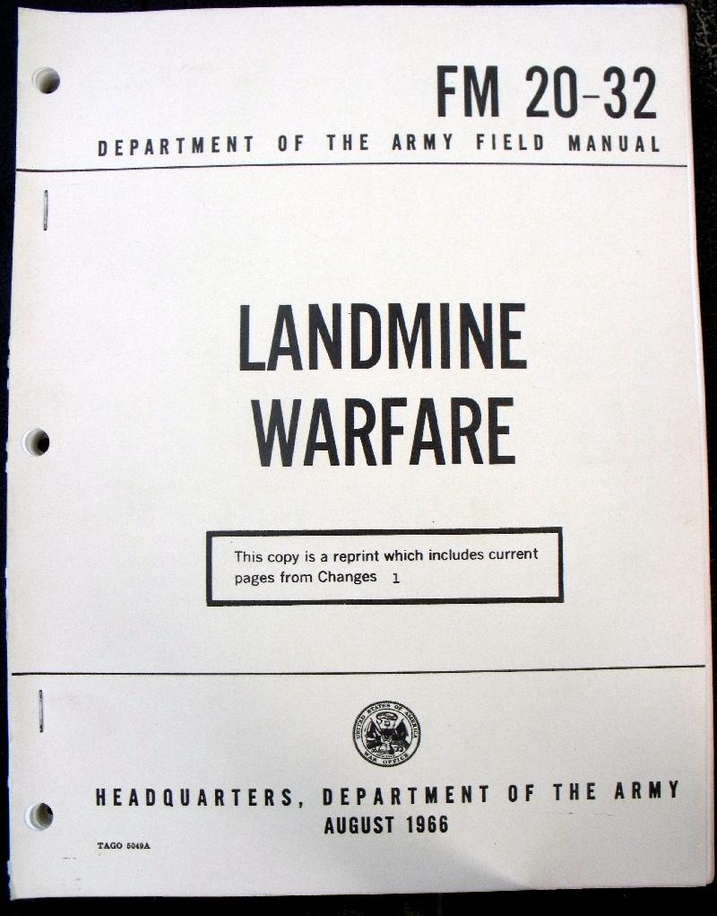 Army Field Manual, Landmine Warfare, FM 20-32 - Picture 1