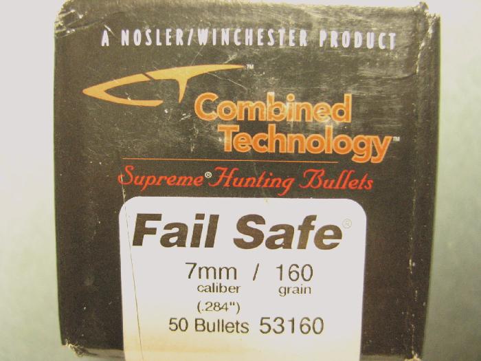 7mm Fail Safe Bullets 160 Grain For Sale at GunAuction.com - 8608303