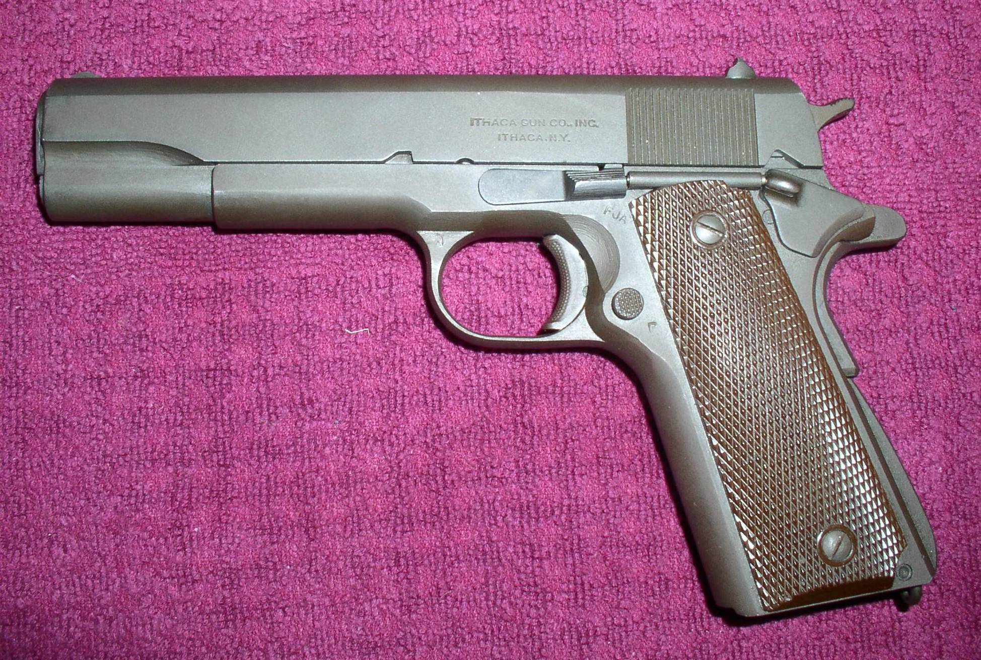 Ithaca Gun Co. Excellent Ithaca 1911a1 Wwii .45 G.I. Pistol For Sale at ...