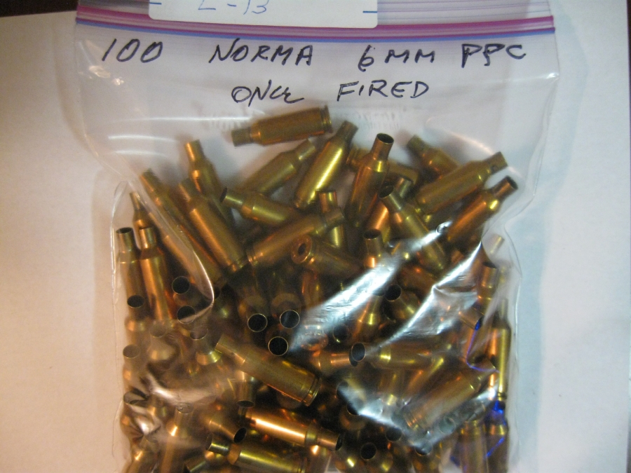 (100) Norma 6mm Ppc Brass For Sale at GunAuction.com - 13156606