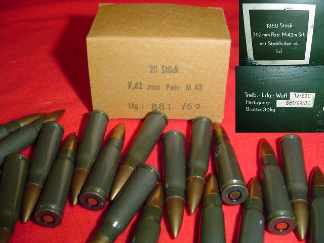 East German 7.62x39 M43 Steel Core Ammo For Sale at GunAuction.com ...