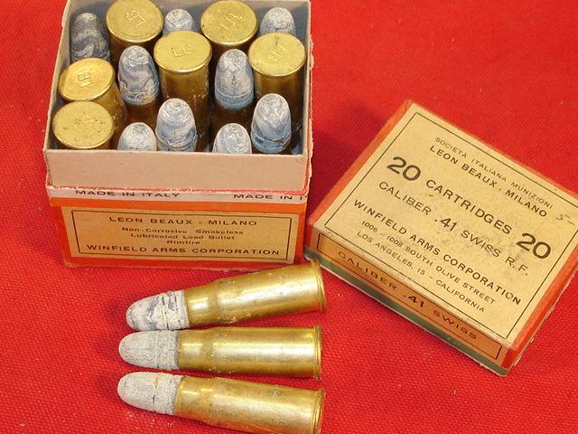 Swiss Vetterli 41 Rim Fire Ammo In Box For Sale at GunAuction.com - 8097507