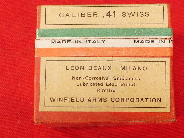 Swiss Vetterli 41 Rim Fire Ammo In Box For Sale at GunAuction.com - 8097507