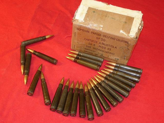 Italian Military 8mm Breda Ammo In Box Bpd 1943 For Sale ...